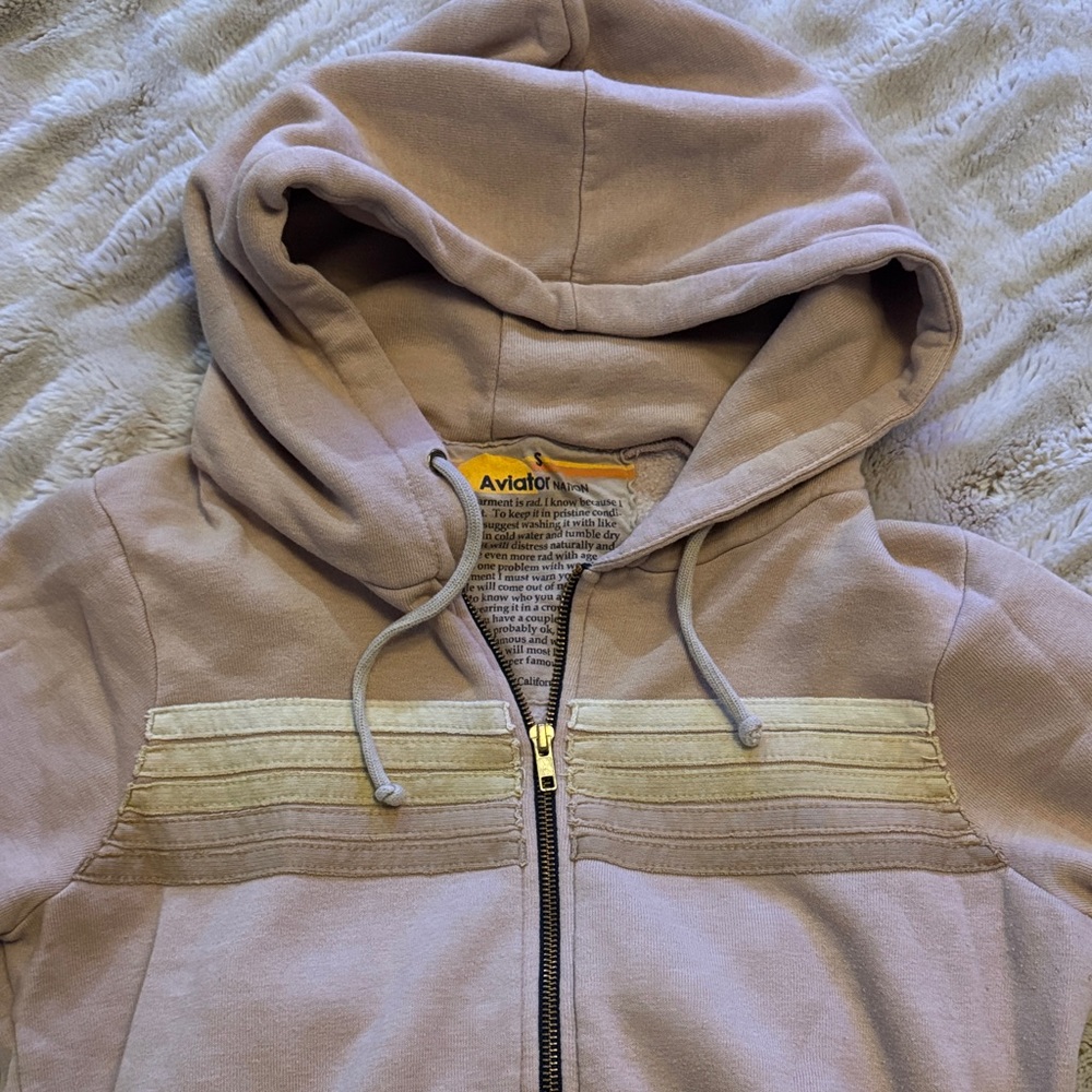 Aviator Nation Tan Hoodie